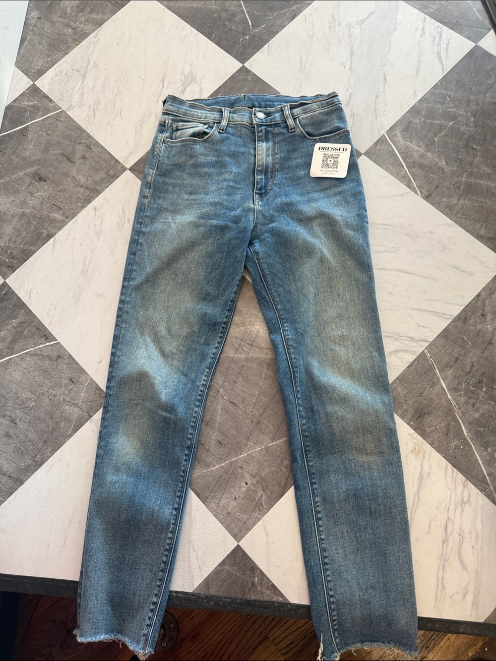 Hudson Jeans Holly Skinny in Medium Blue Wash
